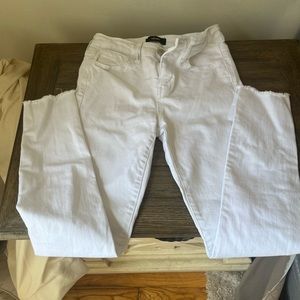 White Vervet ankle jeans